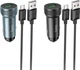 Автомобильное зарядное устройство Hoco Z49A Level single port QC3.0 18W (Type-C) Metal Gray (6931474795731) - изображение 2