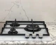 Варочная поверхность газовая Luxor RG 458 Blütenweiß WH SS + круглая подставка WOG в подарок белый - изображение 14