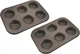 Набор форм для выпечки маффинов Bergner Bakeware Lovers 2 предмета (BG-37197-CO) - изображение 1