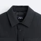 Куртка-рубашка мужская Zara 353076567 S Черная (1159802881) - изображение 7
