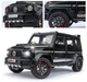 Коллекционная модель автомобиля Mercedes-Benz G63 Brabus 800 Black 1:24 на пьедестале - изображение 6