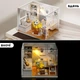 3D Румбокс кукольный дом конструктор DIY Cute Room QT-007-B Sunshine Study Room - изображение 4