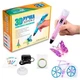 3D ручка c LCD дисплеем для рисования 3D Pen 2 с комплектом пластика, розовый (pen-3) - изображение 1