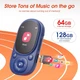 MP3 плеер Benjie A11 Bluetooth 5.3 Hi-Fi 64Gb с клипсой синий - изображение 5