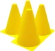 Набор конусов для спорта EasyFit EF-1678-4Y фишки для разметки и футбола 17 см 4 шт Желтые (56003295) - изображение 2