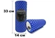 Масажний ролик EasyFit Grid Roller Light 33 см Синій піна EVA з масажною поверхнею 3d - зображення 1