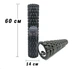 Массажный роллер EasyFit Grid Roller 60 см v.3.1 Черный EVA пена с массажной поверхностью - изображение 1
