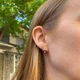 Сережки Самолеты с крыльями в камушках - изображение 4