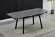Стол обеденный раскладной MADRID CERAMIC 120(180)*85 grigio latte matt / черный каркас - изображение 2
