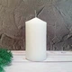 Свічка столова циліндр Bispol AURA Candles sw60/100-090 Білий - изображение 7