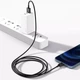 Кабель Baseus Superior Series Fast Charging Data Cable USB to iP 2.4A 2 м Black (CALYS-C01) - изображение 4