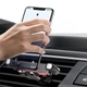 Держатель для телефона в машину Baseus Mr Hui Gravity Car Mount (4,7-6,5"). Black-Red - изображение 5