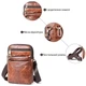 Сумка мужская Vintage 14724 Коричневая - изображение 4