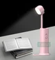 Лампа-фонарь аккумуляторная 4 в 1 настольная беспроводная с power bank и подставкой для телефона, Розовый - изображение 9