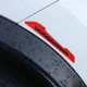 Светоотражающие защитные наклейки Bodasan на зеркала заднего вида автомобиля 2 шт Красный (MRS8) - изображение 6