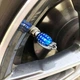 Защитные колпачки на ниппель авто мотоцикла велосипеда Bodasan клапан для шин в виде гранаты Синий 4шт (TVC-5) - изображение 7