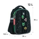 Рюкзак школьный каркасный Kite UFO K24-555S-7 35x26x13 см 928 г черный - изображение 2