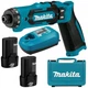 Отвертка аккумуляторная Makita DF012DSE (5.6 Нм, 1/4", 7.2 В) - изображение 1