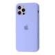 Чехол силиконовый Epic Premium Silicone Case Full для Apple iPhone 12/12 Pro lilac cream - изображение 1