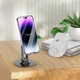 Тримач для телефона HOCO HD6 Winner dual-axis rotating desktop stand Black (6942007602372) - зображення 6