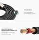 Аудіокабель UGREEN AV128 6.5mm Male to Male Audio Cable Gray 2m (UGR-10638) - зображення 6