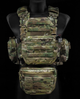 Комплект плитоноски з підсумками Malva Thorax set Multicam 6 set - зображення 1