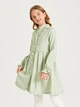 Платье, пальто для девочки SHEIN Мятный в горошек (JIT7074222 mint (134 см (9 лет)) - изображение 2