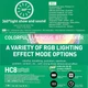 Портативная Bluetooth-колонка Hoco HC8 Pulsating colorful luminous wireless speaker Blue - изображение 4