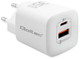 Зарядний пристрій Qoltec GaN Ultra 35W 5-20V USB type C PD QC 3.0 White - зображення 1