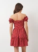 Платье короткое летнее женское Ariadna 7038 One Size Красное (ROZ6501011383) - изображение 3