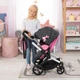 Коляска для ляльки Bayer Design Xeo Pink Bow (17060AA) - зображення 8