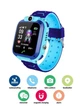 Умные часы Q12 для детей с функцией звонков 2G и GPS-монитором, Q12 smart watch детские Blue - изображение 2