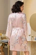 Домашний шелковый халат Mia-Amore 3723 2XL/3XL Пудра - изображение 4