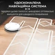 Автоматический аккумуляторный робот-пылесос SOKANY SK-13016 2в1 l Беспроводной аккумуляторный смарт пылесос с пультом l Белый - изображение 5