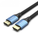 Кабель HDMI Vention HDMI to HDMI 2.0 4K@60Hz 18 Гбіт/с HDR 3D Ultra HD Dolby True HD 2 м Black (ALHSH) - зображення 1