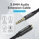 Кабель аудіо Vention TRRS 3.5 mm подовжувач 3 м Blue (BHCLI) - зображення 2