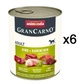 Упаковка вологого корму для собак Animonda Gran Carno Adult Beef + Rabbit with Herbs | 6шт*800 г (яловичина і кролик) - изображение 4