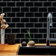 Самоклеющаяся полиуретановая плитка Sticker Wall черный кирпич 305х305х1мм (D) SW-00001186 - изображение 6