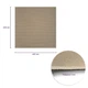 Самоклеящаяся плитка под ковролин Sticker Wall SW-00001290 600*600*4мм Бежевый - изображение 3