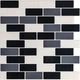 Самоклеющаяся полиуретановая плитка Sticker Wall черный серый молочный кирпич 305х305х1мм (D) SW-00001329 - изображение 1