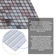 Декоративная ПВХ панель Sticker Wall мозаика под бежевый мрамор 960х480х4мм SW-00001433 - изображение 2