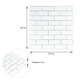 Панель стеновая 70*70cm*5mm белый кирпич с серебром (D) SW-00001502 - изображение 3
