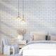 Панель стеновая 70*70cm*5mm белый кирпич с серебром (D) SW-00001502 - изображение 5