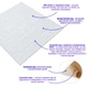 Самоклеюча декоративна 3D панель Sticker Wall камінь Біла рвана цегла 700х770х5мм (155) SW-00000484 - зображення 2