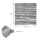 Декоративная 3D панель самоклейка 700x700x6мм Зебра дерево (081) SW-00000019 - изображение 3
