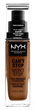 Тональна основа NYX Can't Stop Won't Stop Full Coverage Foundation Warm Mahogany 30 мл (800897181239) - зображення 1