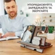 Дерев'яна док-станція Teslyar для телефону навушників годинника з роз'ємом під Apple Watch настільна Чорна (PS0002) - зображення 4