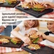 Доска для стейка Полу стейк Teslyar сервировочная для подачи закусок и блюд 25х35 см из дерева дуб (KB0007) - изображение 8