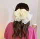 Бант для волос на заколке заколка шпилька Honey Fashion Accessories светло-бежевый (12-29) - изображение 1
