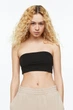 Топ H&M XXS черный 6091031513 - изображение 1